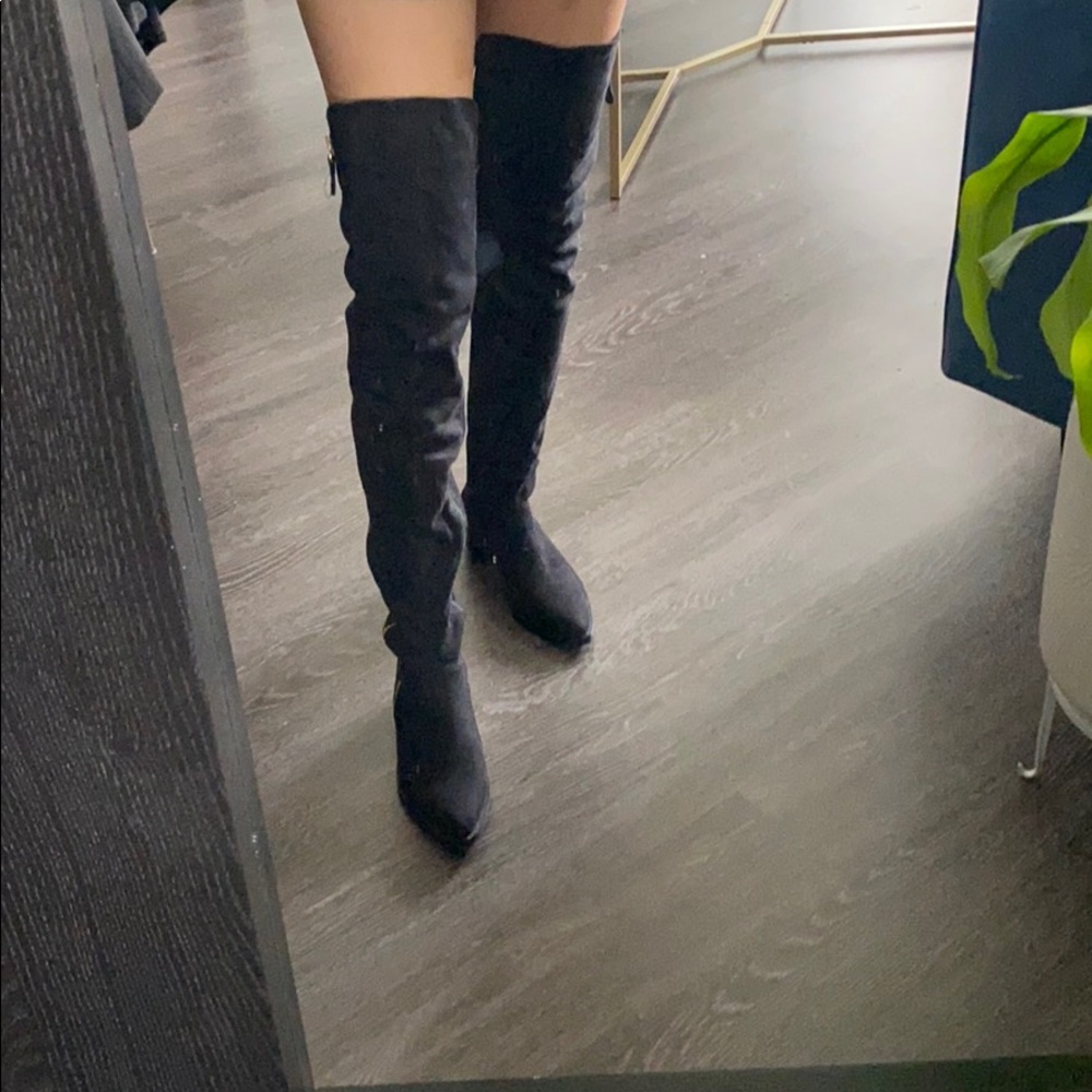 Suede Over the knee boots